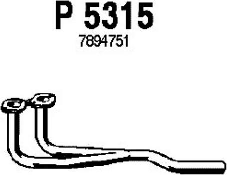 Fenno P5315 - Труба выхлопного газа autodnr.net