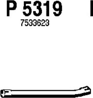 Fenno P5319 - Труба выхлопного газа autodnr.net