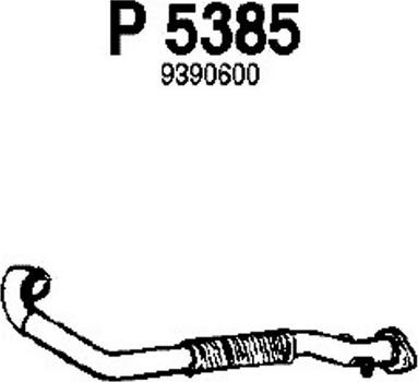 Fenno P5385 - Труба выхлопного газа avtokuzovplus.com.ua