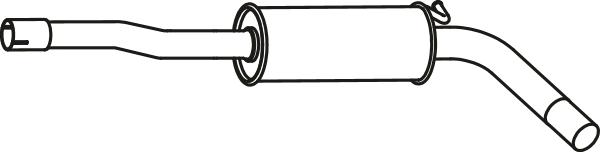 Fenno P55029 - Середній глушник вихлопних газів autocars.com.ua