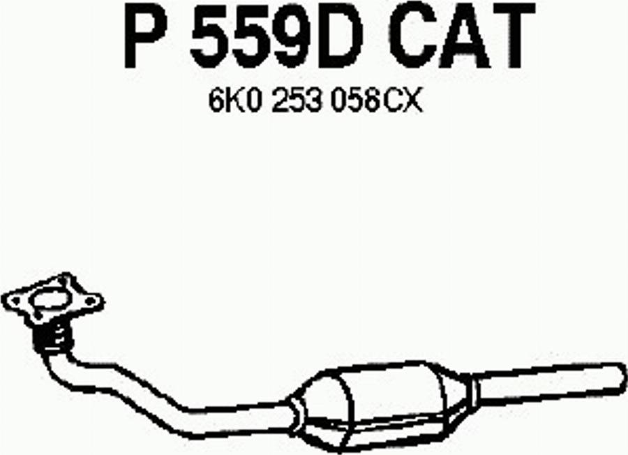 Fenno P559DCAT - Каталізатор autocars.com.ua