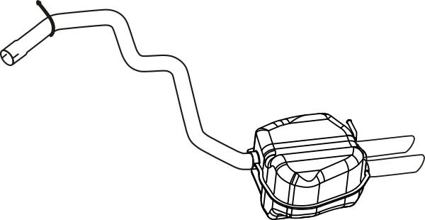 Fenno P57070 - Глушник вихлопних газів кінцевий autocars.com.ua