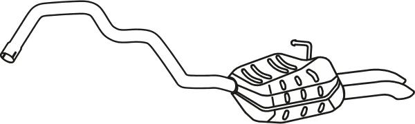 Fenno P5791 - Глушник вихлопних газів кінцевий autocars.com.ua