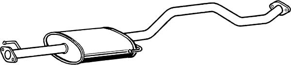 Fenno P6520 - Середній глушник вихлопних газів autocars.com.ua