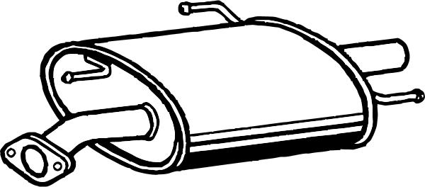 Fenno P6523 - Глушник вихлопних газів кінцевий autocars.com.ua