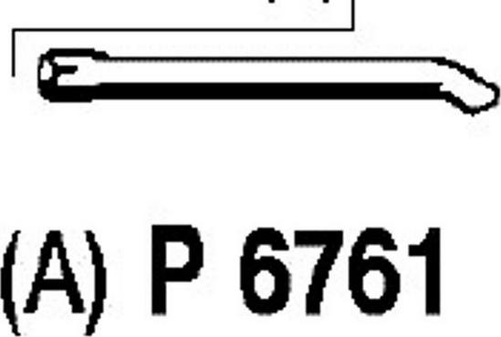 Fenno P6761 - Труба вихлопного газу autocars.com.ua