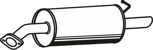 Fenno P7003 - Глушник вихлопних газів кінцевий autocars.com.ua