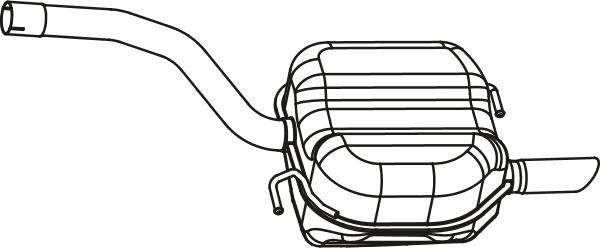 Fenno P7189 - Глушник вихлопних газів кінцевий autocars.com.ua