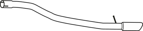 Fenno P72045 - Труба вихлопного газу autocars.com.ua