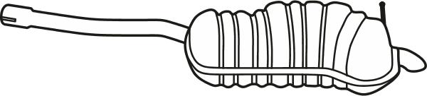 Fenno P72053 - Глушник вихлопних газів кінцевий autocars.com.ua