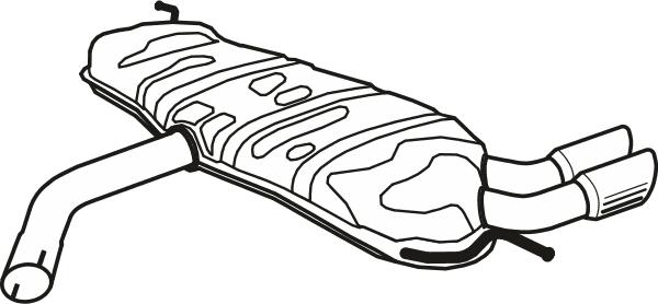 Fenno P72061 - Глушник вихлопних газів кінцевий autocars.com.ua