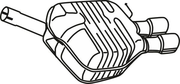 Fenno P72134 - Глушник вихлопних газів кінцевий autocars.com.ua