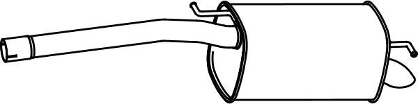 Fenno P72147 - Глушник вихлопних газів кінцевий autocars.com.ua