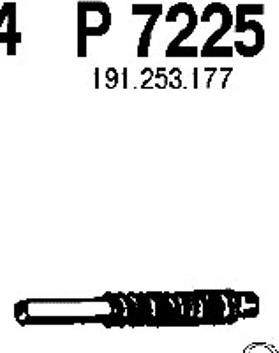 Fenno P7225 - Труба вихлопного газу autocars.com.ua