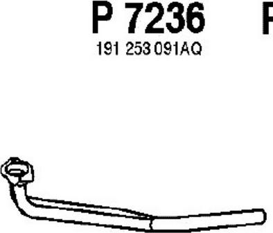 Fenno P7236 - Труба вихлопного газу autocars.com.ua