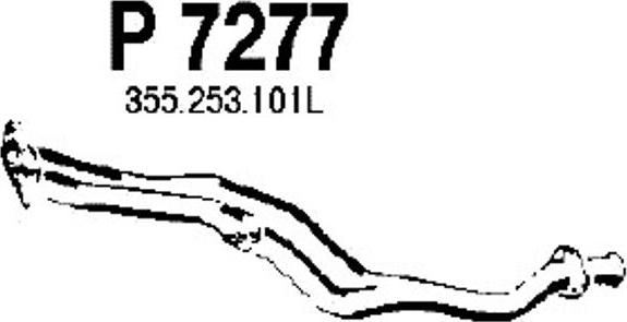 Fenno P7277 - Труба вихлопного газу autocars.com.ua