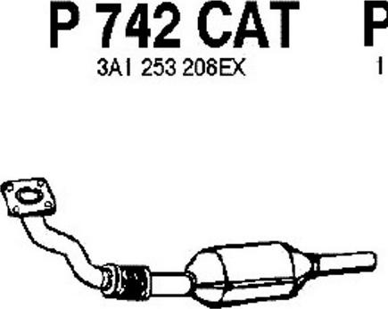 Fenno P742CAT - Каталізатор autocars.com.ua