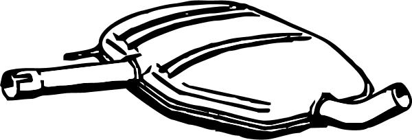 Fenno P7495 - Середній глушник вихлопних газів autocars.com.ua