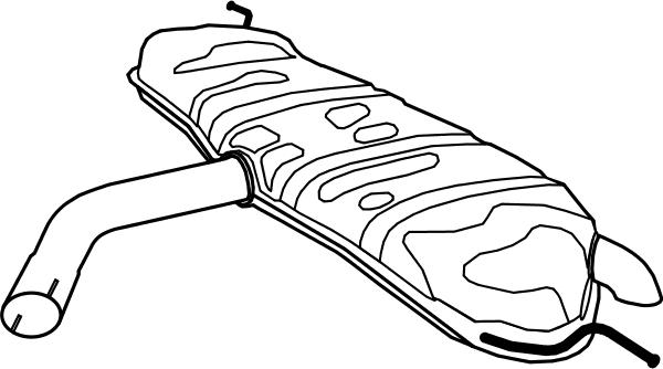 Fenno P7576 - Глушник вихлопних газів кінцевий autocars.com.ua