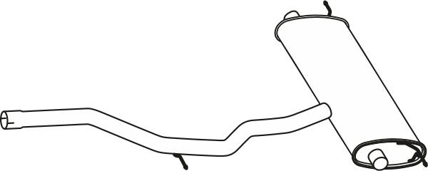 Fenno P76113 - Глушник вихлопних газів кінцевий autocars.com.ua