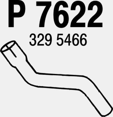 Fenno P7622 - Труба вихлопного газу autocars.com.ua
