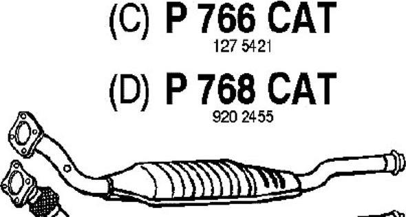 Fenno P766CAT - Каталізатор autocars.com.ua