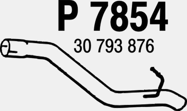 Fenno P7854 - Труба вихлопного газу autocars.com.ua