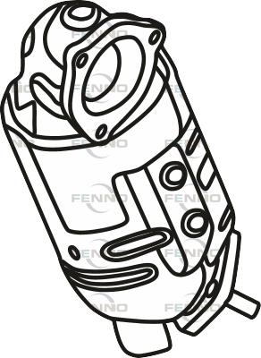 Fenno P8292CAT - Каталізатор autocars.com.ua