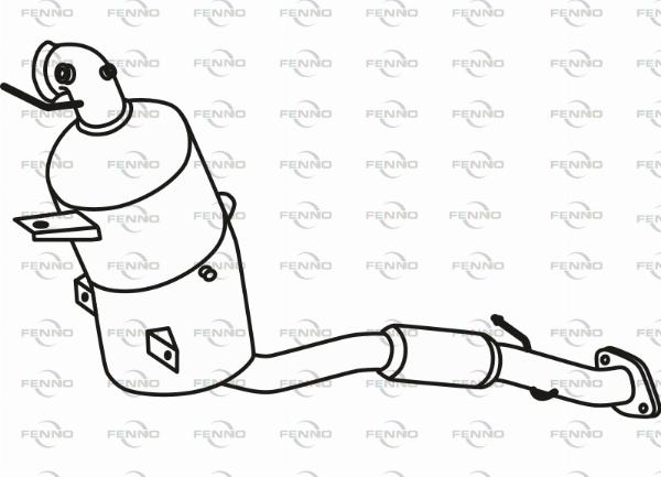 Fenno P8985DPF - сажі / частковий фільтр, система вихлопу ОГ autocars.com.ua