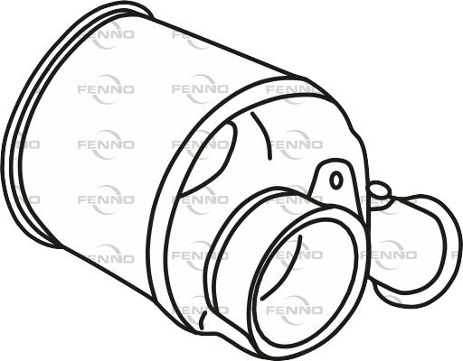 Fenno P8943DPF - сажі / частковий фільтр, система вихлопу ОГ autocars.com.ua