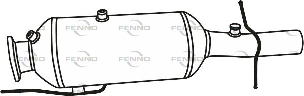 Fenno P8950DPF - сажі / частковий фільтр, система вихлопу ОГ autocars.com.ua