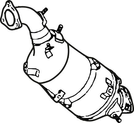 Fenno P9929DPF - сажі / частковий фільтр, система вихлопу ОГ autocars.com.ua