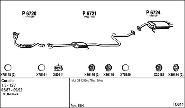 Fenno TO014 - Система випуску ОГ autocars.com.ua