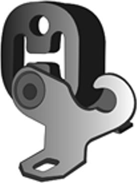 Fenno X50127 - Кронштейн, втулка, система випуску autocars.com.ua