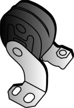 Fenno X50175 - Кронштейн, втулка, система випуску autocars.com.ua