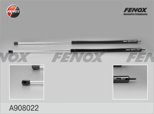 Fenox A908022 - Газова пружина, капот autocars.com.ua