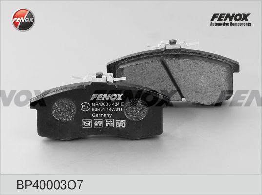 Fenox bp40003o7 - Тормозные колодки, дисковые, комплект autodnr.net