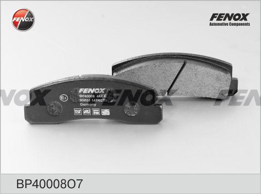 Fenox bp40008o7 - Тормозные колодки, дисковые, комплект autodnr.net