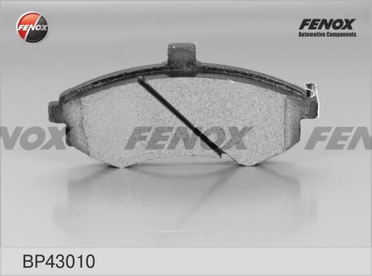Fenox BP43010 - Тормозные колодки, дисковые, комплект avtokuzovplus.com.ua
