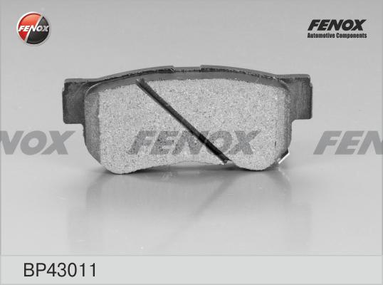 Fenox BP43011 - Гальмівні колодки, дискові гальма autocars.com.ua