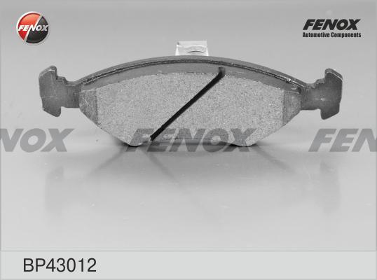 Fenox BP43012 - Тормозные колодки, дисковые, комплект avtokuzovplus.com.ua