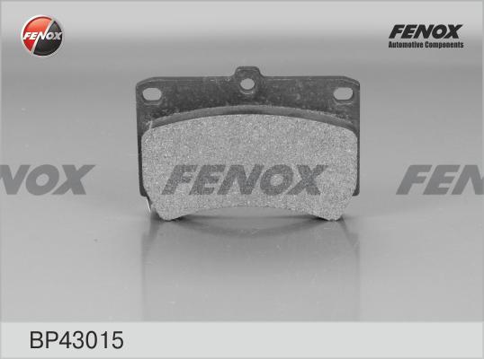 Fenox BP43015 - Тормозные колодки, дисковые, комплект autodnr.net