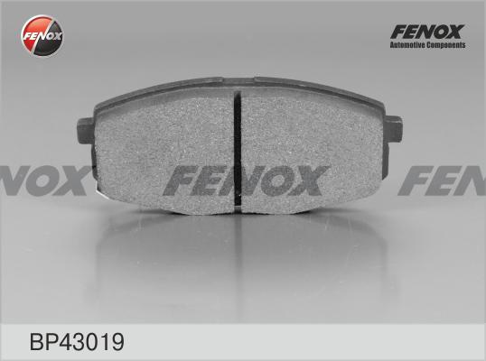 Fenox BP43019 - Гальмівні колодки, дискові гальма autocars.com.ua