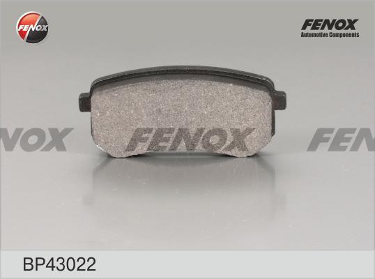 Fenox BP43022 - Гальмівні колодки, дискові гальма autocars.com.ua