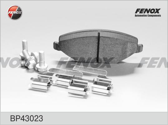 Fenox BP43023 - Тормозные колодки, дисковые, комплект autodnr.net