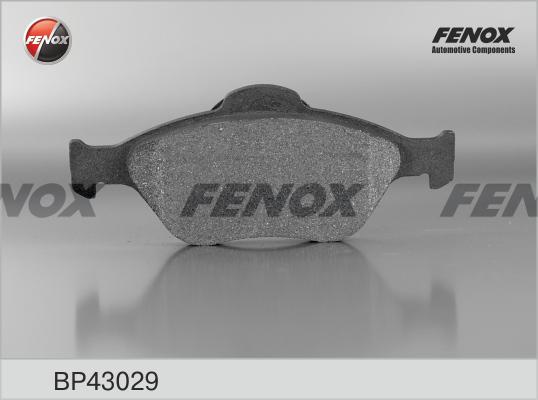 Fenox BP43029 - Тормозные колодки, дисковые, комплект autodnr.net