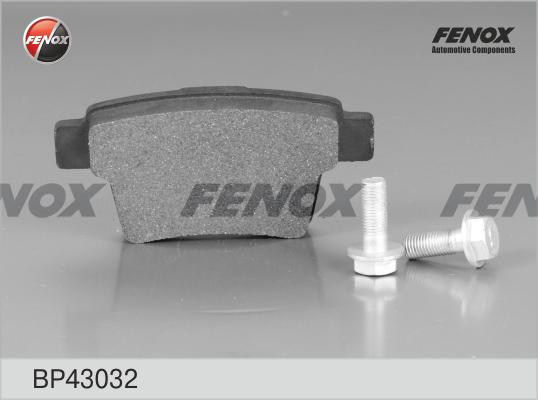 Fenox BP43032 - Гальмівні колодки, дискові гальма autocars.com.ua