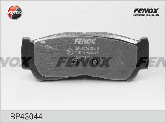 Fenox BP43044 - Гальмівні колодки, дискові гальма autocars.com.ua
