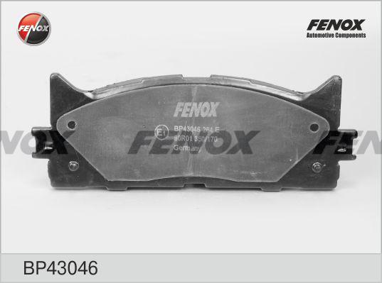 Fenox BP43046 - Гальмівні колодки, дискові гальма autocars.com.ua