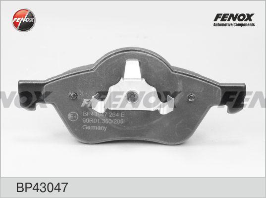 Fenox BP43047 - Гальмівні колодки, дискові гальма autocars.com.ua
